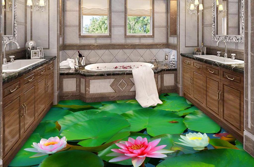 Top 10 mẫu gạch 3D nhà tắm siêu đẹp - Phù hợp cho nhiều không gian